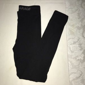 Black garage leggings